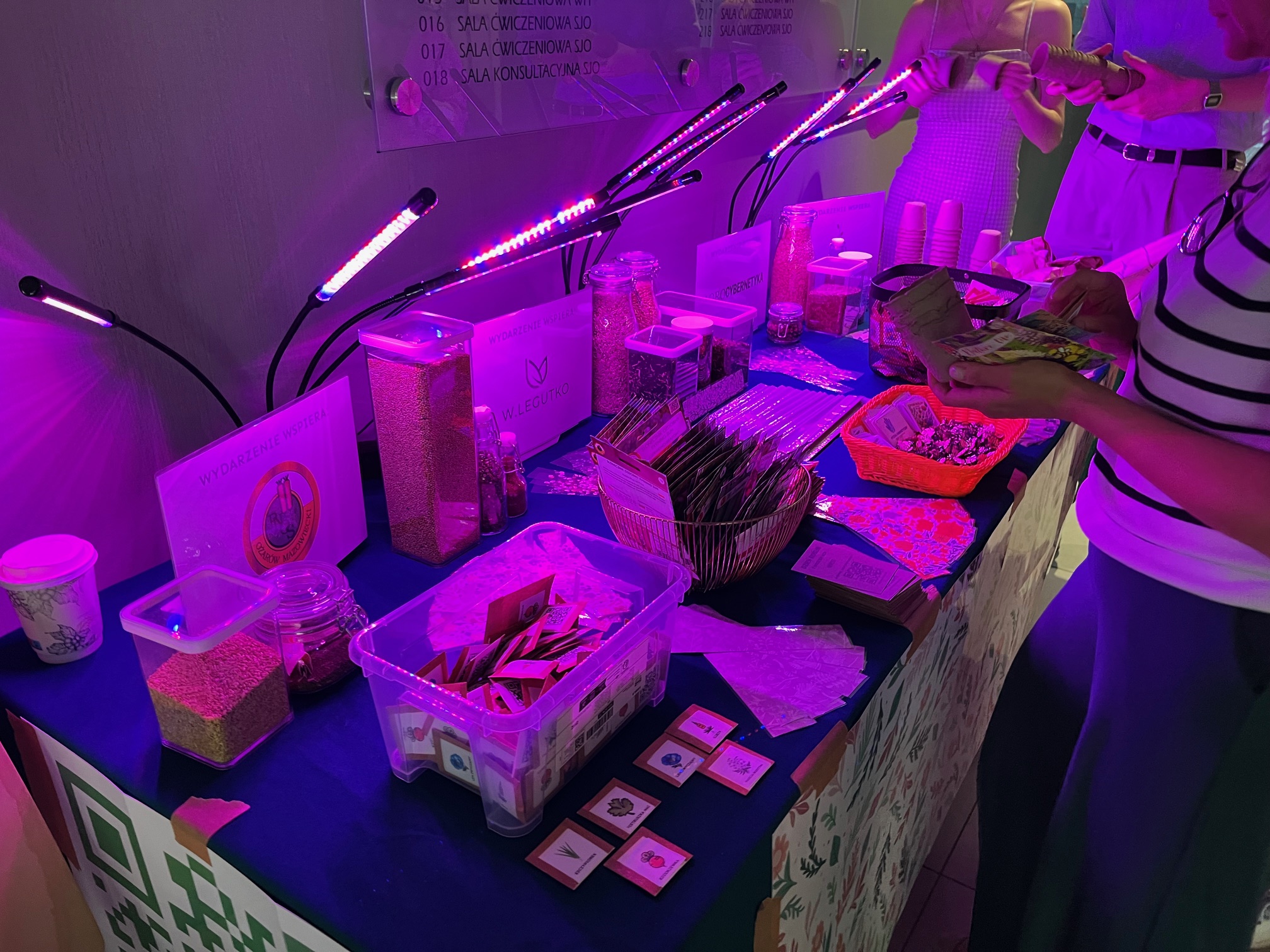 Table with all the things on the AGH Plant Day 2024.